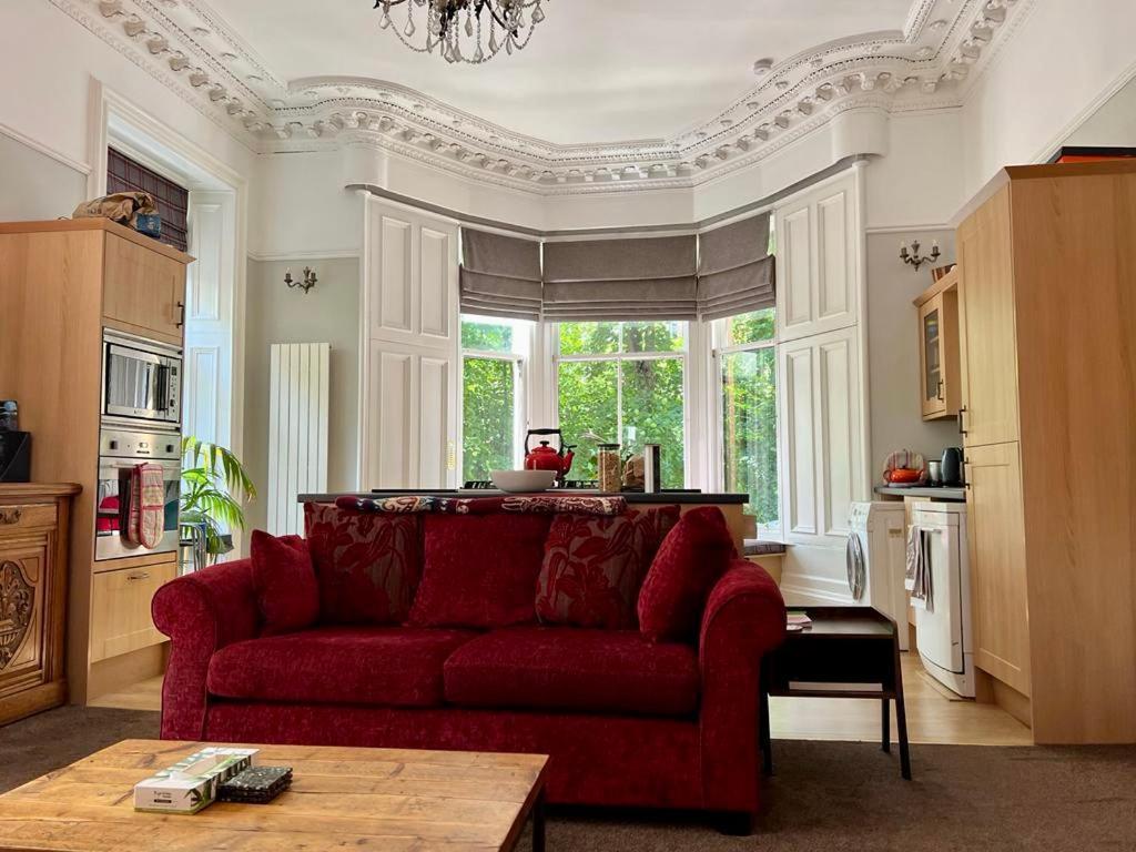 גלאזגו Beautiful Double Room In Idyllic West End Townhouse מראה חיצוני תמונה